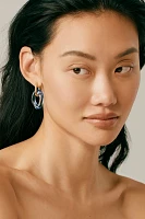 Lucite Huggie Hoop Earrings