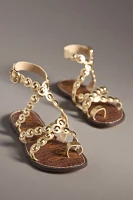 Sam Edelman Gloria Ankle Strap Studded To-Ring Sandals