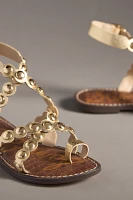 Sam Edelman Gloria Ankle Strap Studded To-Ring Sandals