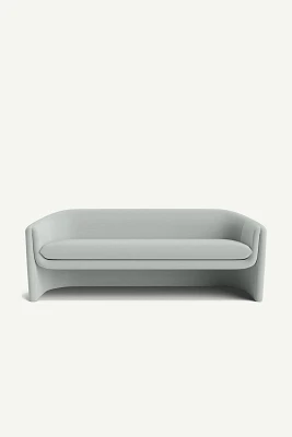 Sculptural 83" Linen Sofa