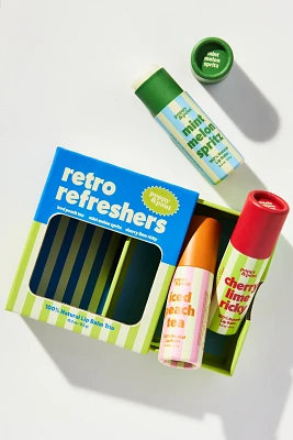 Poppy & Pout Retro Refreshers Lip Balm Trio Set