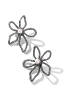 Deepa Gurnani Felicity Flower Post Earrings
