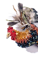 Deepa Gurnani Rooster Brooch
