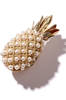 Deepa Gurnani Pineapple Clip-On Earrings