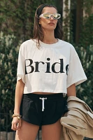 BRIDEMERCH Boxy Bride Cropped Graphic Tee