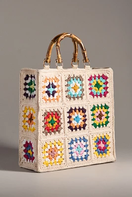 Jelavu Rainbow Calista Large Crochet Tote