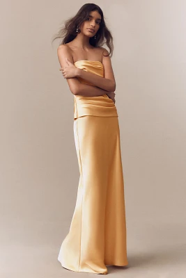 Mare Strapless Ruched Corset Dress