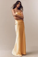 Mare Strapless Ruched Corset Dress