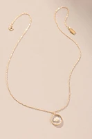 Set & Stones Pressed Flower Pendant Necklace