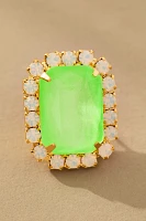The Pink Reef Neon Gem Stud Earrings