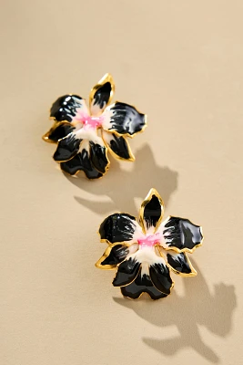 The Pink Reef Vanilla Orchid Post Earrings