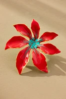 The Pink Reef Handpainted Tropic Post Earrings