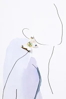 The Pink Reef Handpainted Papillion Earrings