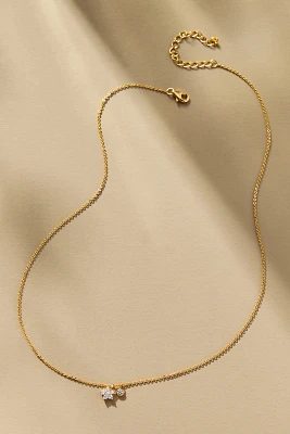 Delicate Floral Charm Necklace