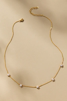 Spaced Floral Necklace