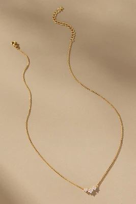 Triple Floral Cluster Necklace