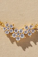Triple Floral Cluster Necklace