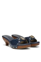 Dr. Scholl's x Favorite Daughter Heartbreak Wood-Bottom Kitten Heels