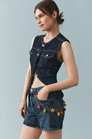 Mercedes Salazar Woven Fruit Charm Pant Chain