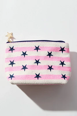 Shiraleah Morgan Stars Small Zip Pouch