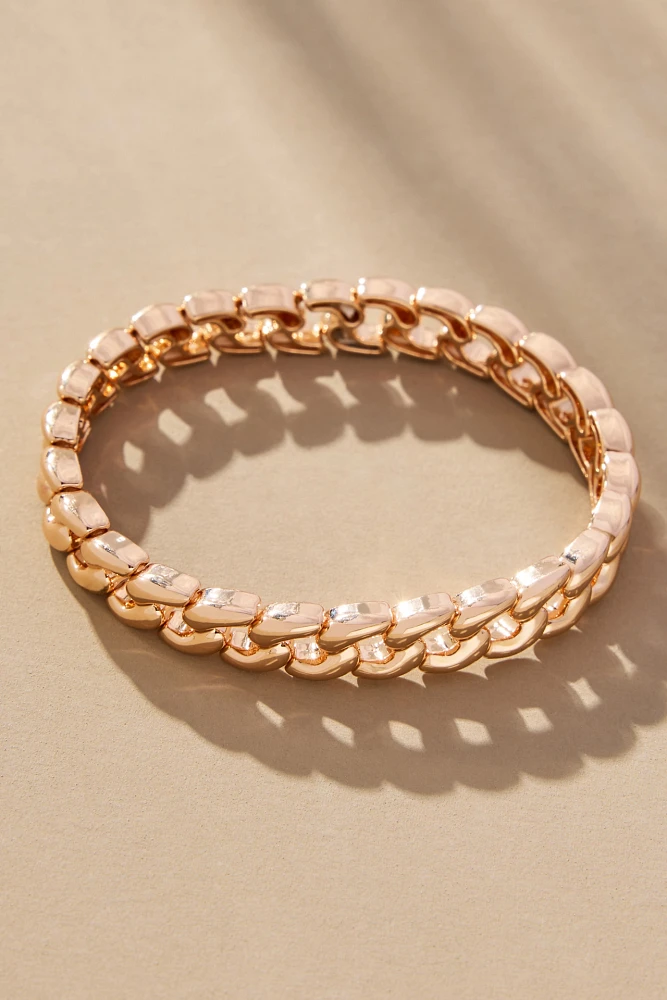 Curb Link Stretch Bracelet