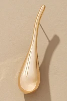 Long Bean Drop Earrings