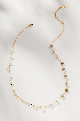 Multi Beaded Short Necklace