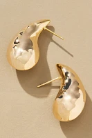 The Petra Drop Earrings: Hammered Edition