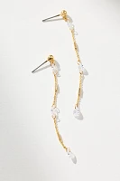Crystal Chain Drop Earrings