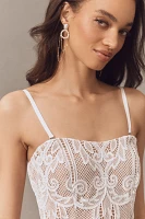 Dress The Population Sasha Strapless Lace Mini
