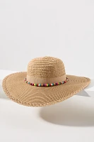 San Diego Hat Co. Fiesta Straw Sun Hat