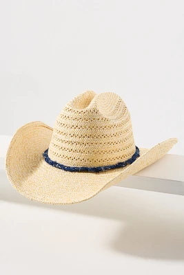 San Diego Hat Co. Annie Woven Straw Rancher