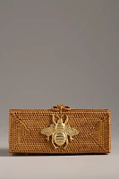 Lisi Lerch Colette Handwoven Straw Clutch