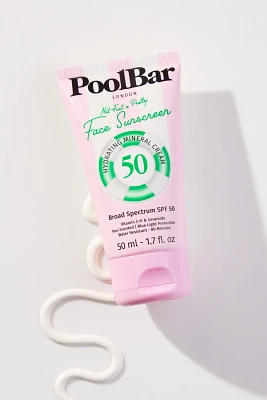 PoolBar London SPF 50 Hydrating Mineral Face Sunscreen Cream