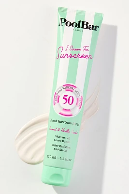 PoolBar London SPF Hydrating Mineral Body Sunscreen Cream
