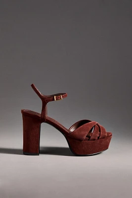 Schutz Keefa Criss-Cross Platform Heels