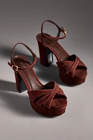 Schutz Keefa Criss-Cross Platform Heels