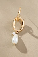 Pearl Link Drop Earrings
