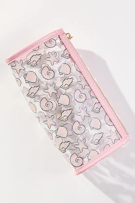Frasier Sterling Shell Rectangle Makeup Bag