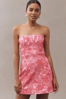 Helsi Linda Strapless Floral Sequin Mini Dress