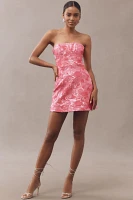 Helsi Linda Strapless Floral Sequin Mini Dress