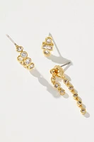 Crystal Post Earrings, Set of 3