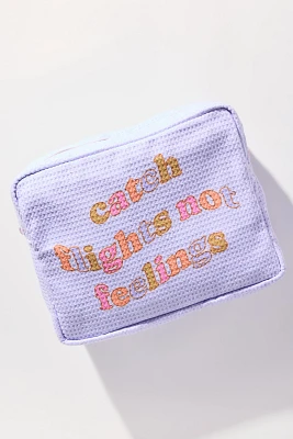 Talking Out Of Turn Catch Flights Not Feelings Waffo Busier Bee Large Pouch