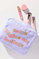 Talking Out Of Turn Catch Flights Not Feelings Waffo Busier Bee Large Pouch