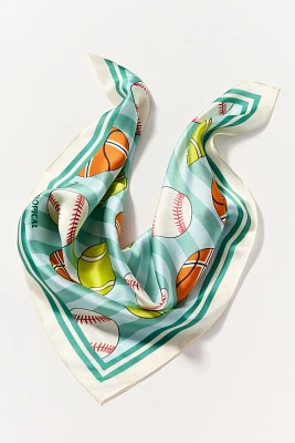 Elegancia Tropical Sport Silk Scarf
