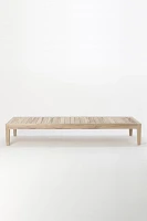 Vista Slatted Teak Chaise