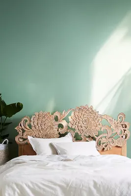 Handcarved Lotus Bed