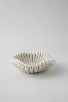 Ruffled Marble Bowl