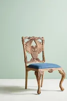 Handcarved Menagerie Owl Dining Chair