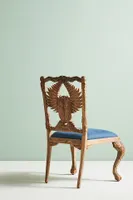 Handcarved Menagerie Owl Dining Chair